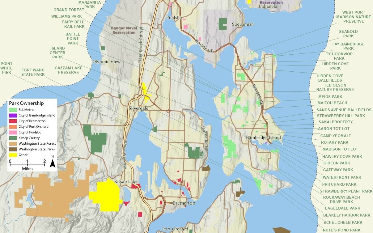 Kitsap County Map With Roads
