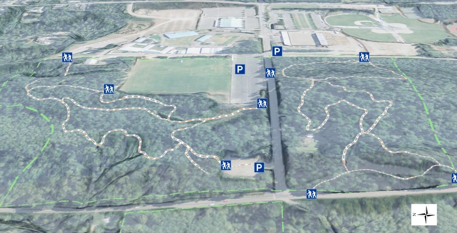 Kitsap Fairgrounds 3D Trail Map