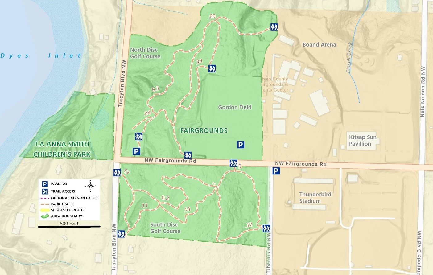 Kitsap Fairgrounds Trail Map