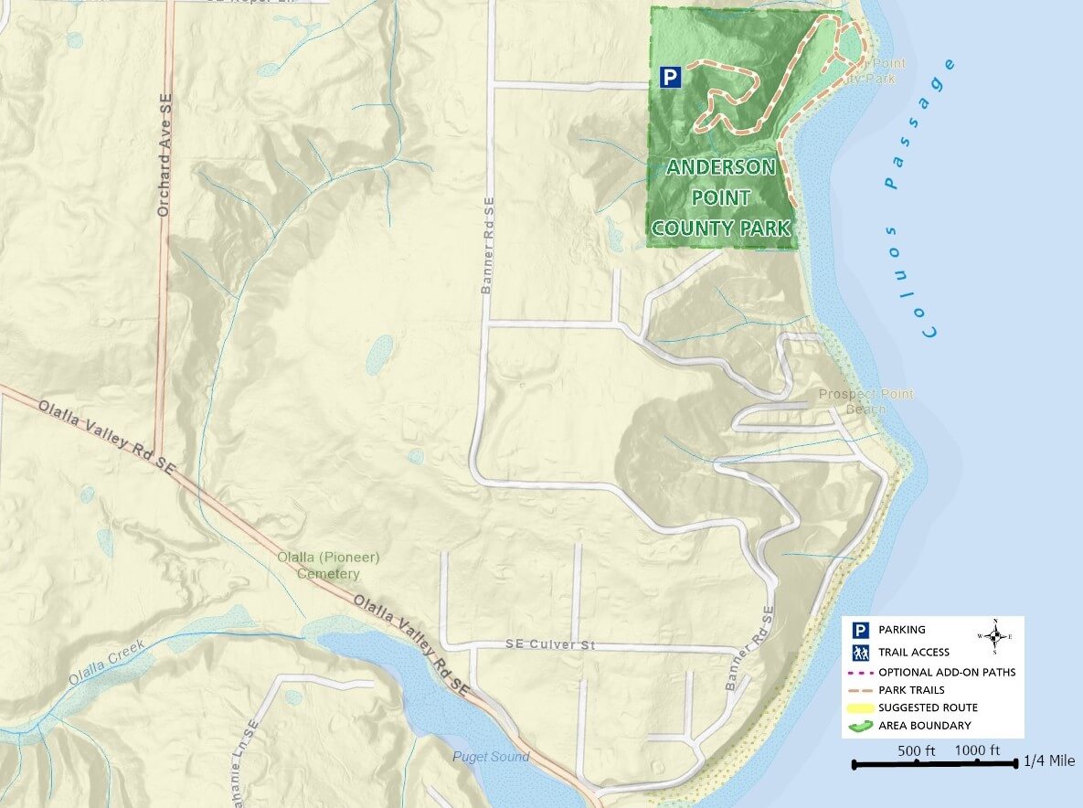 Anderson Point Overview Trail Map