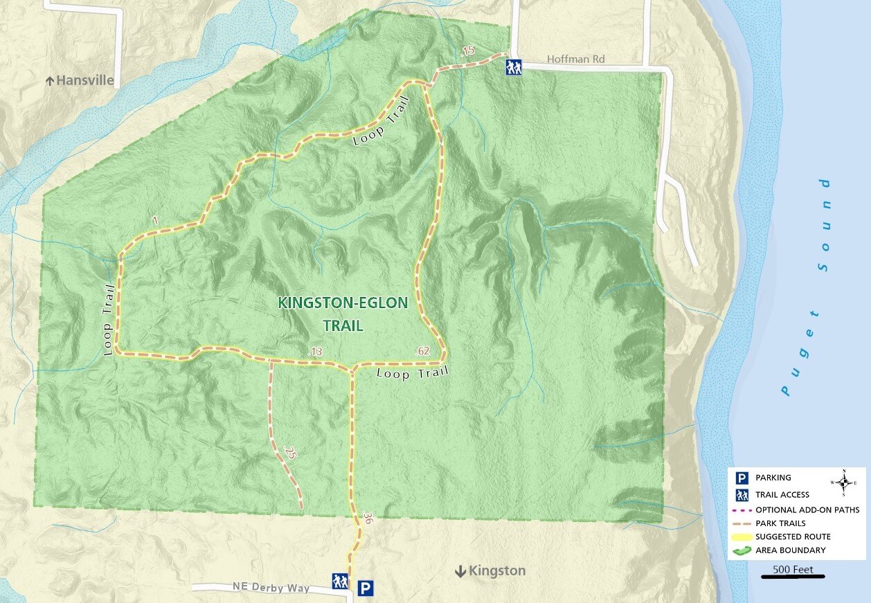 Kingston-Eglon Trail Map