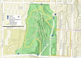 Forest Ridge Park Trail Map Thumbnail