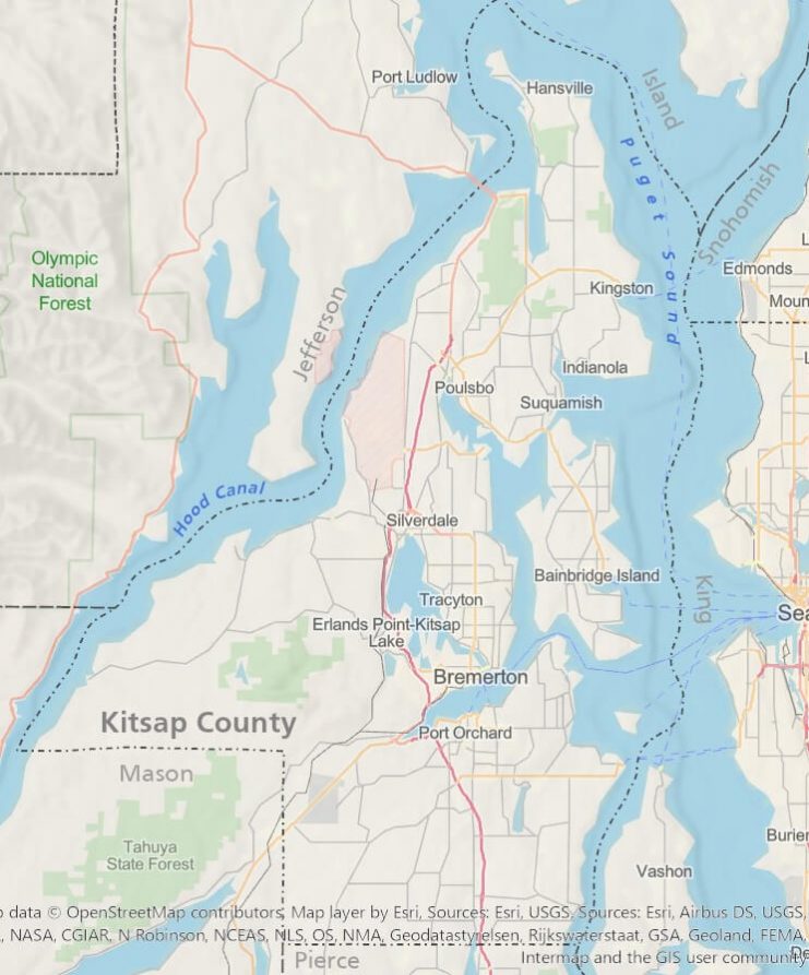 Kitsap Region Map