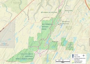 McCormick Woods Trail Map Thumbnail